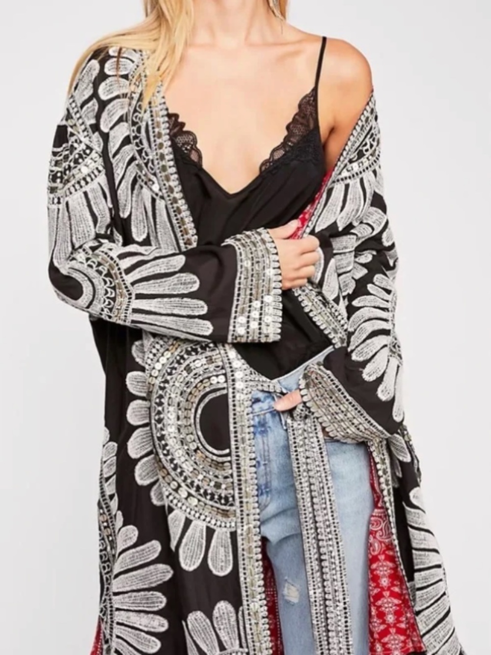 Free People Lisbon Kimono Duster -